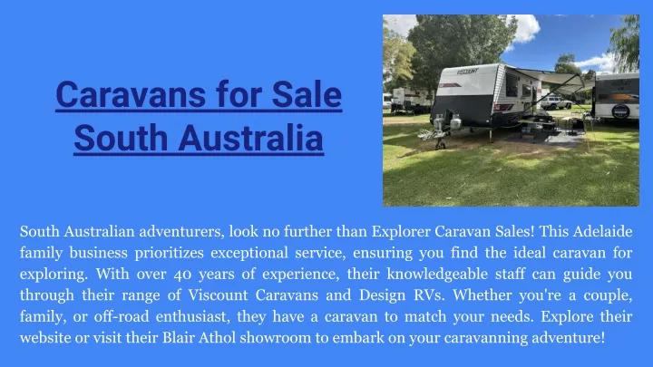 caravans for sale south australia