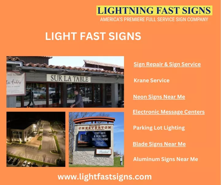 light fast signs