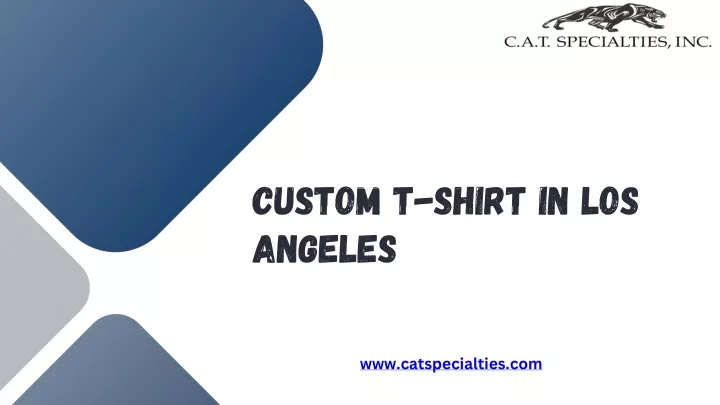 custom t shirt in los angeles