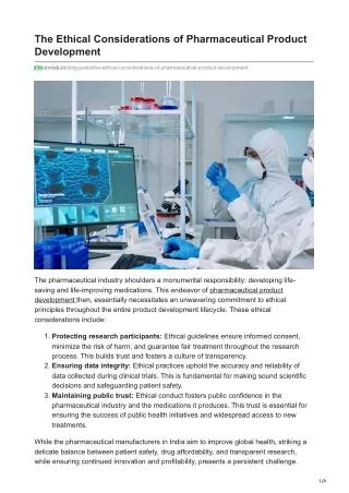 zimlab.in-The Ethical Considerations of Pharmaceutical Product Development (1)