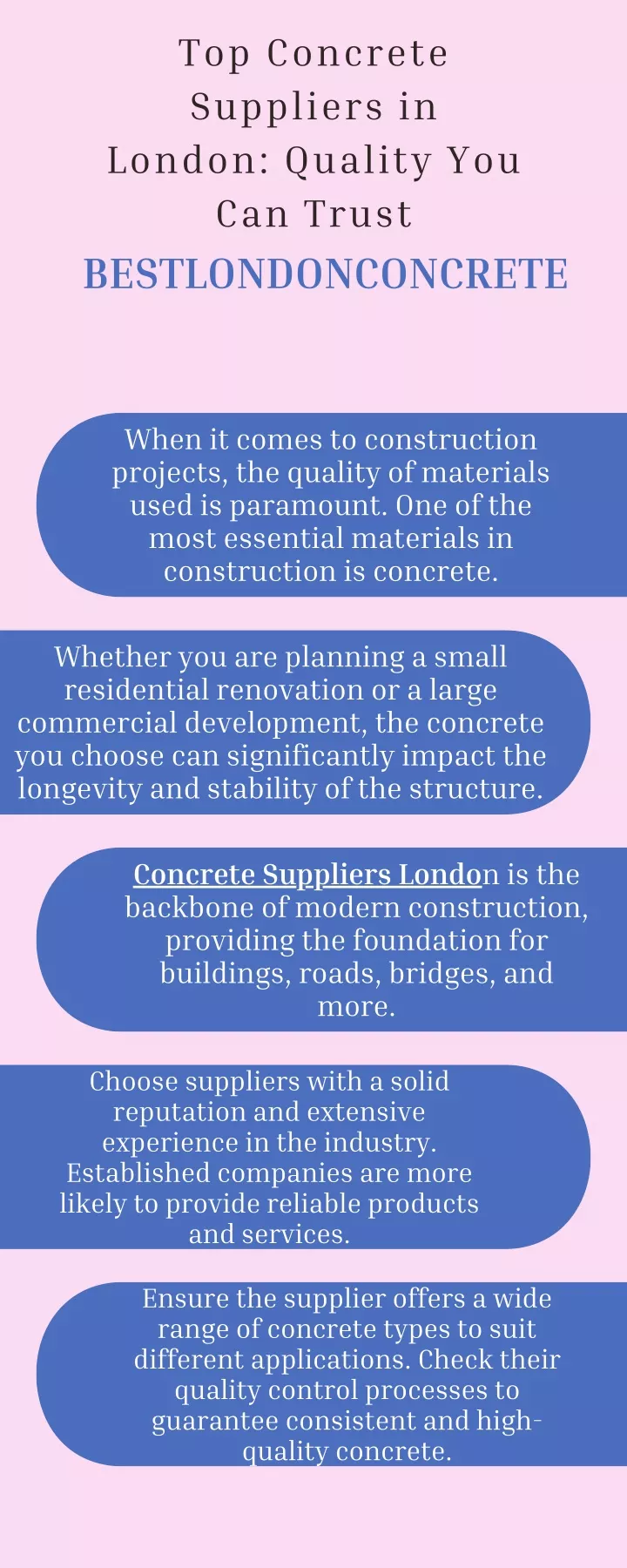 top concrete suppliers in london quality