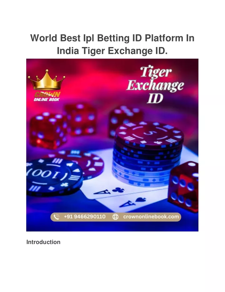 world best ipl betting id platform in india tiger