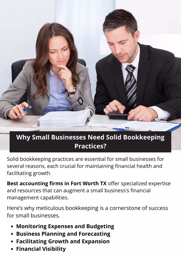 why small businesses need solid bookkeeping