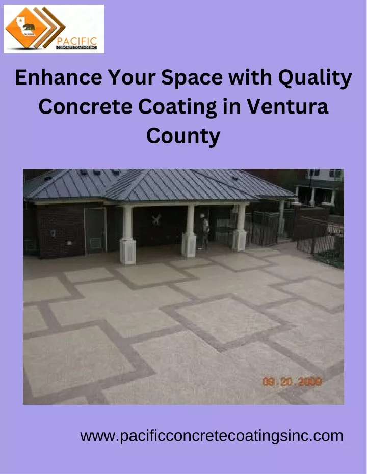 enhance your space with quality concrete coating