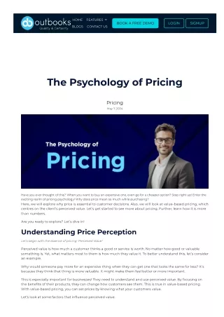 Understanding Pricing Psychology: A Guide for Accountants