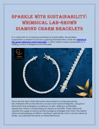 Sparkle with Sustainability-Whimsical Lab-Grown Diamond Charm Bracelets