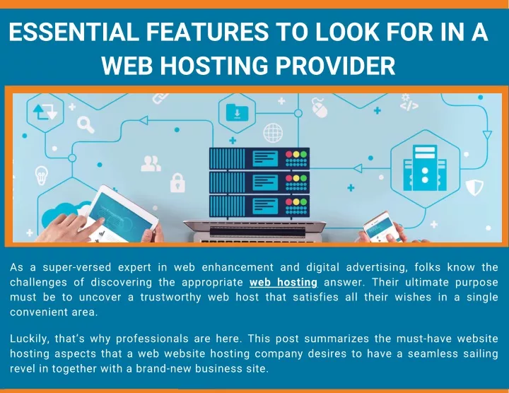 essential features to look for in a web hosting