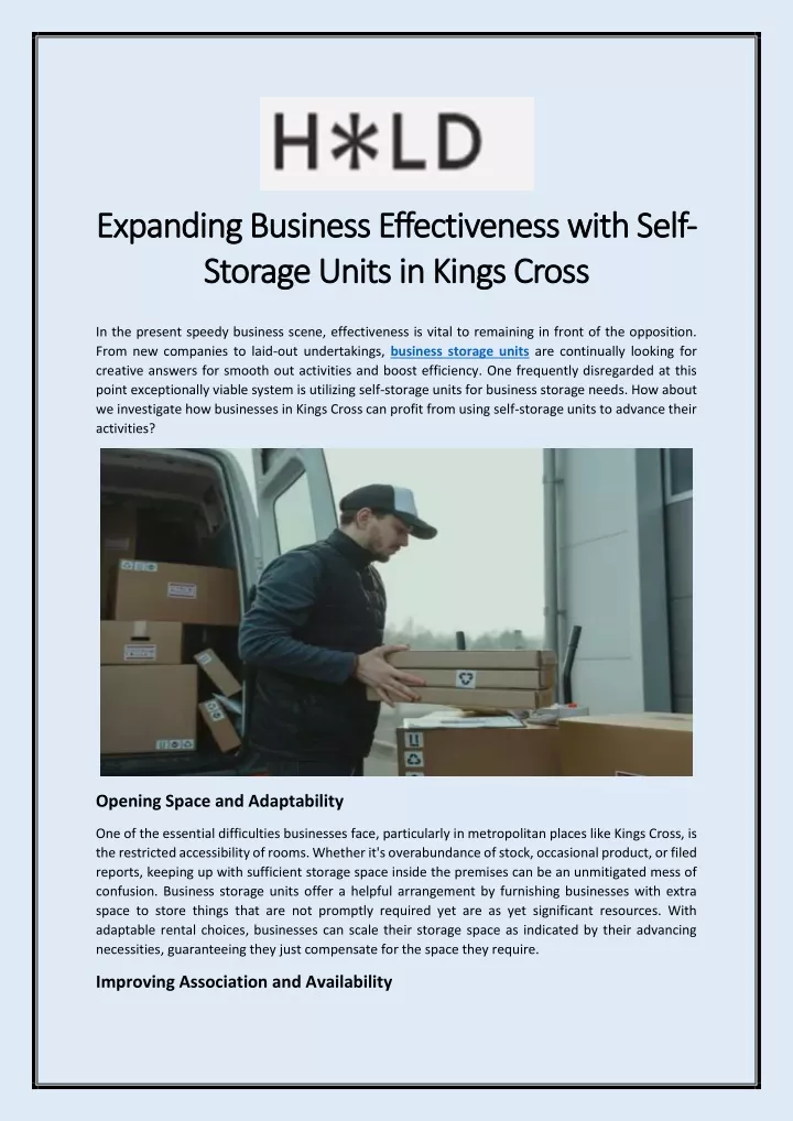 expanding business effectiveness with self