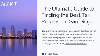 The Ultimate Guide to Finding the Best Tax Preparer in San Diego