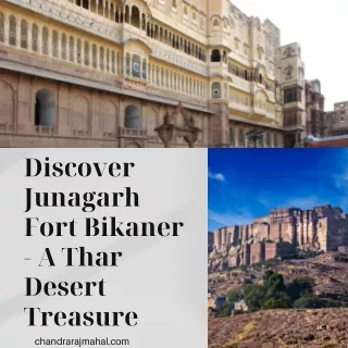 Discover Junagarh Fort Bikaner - A Thar Desert Treasure