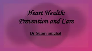 Heart Health: Prevention and Care