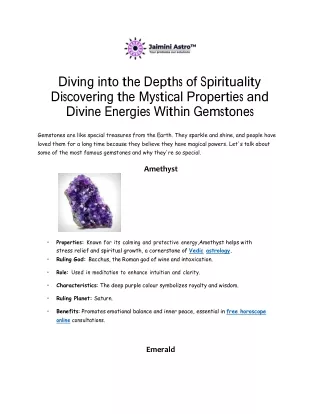 Diving into the Depths of Spirituality: Discovering the Mystical Properties and Divine Energies Within Gemimini