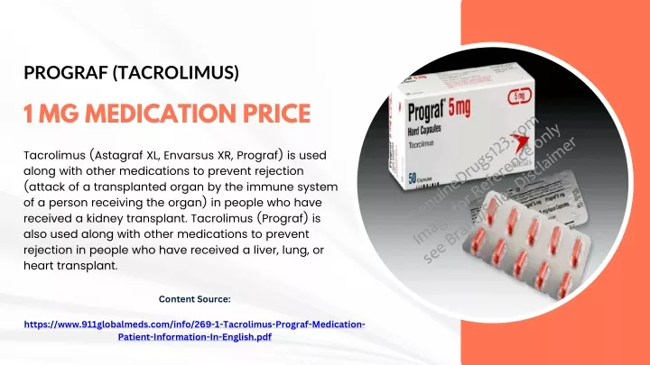 prograf tacrolimus