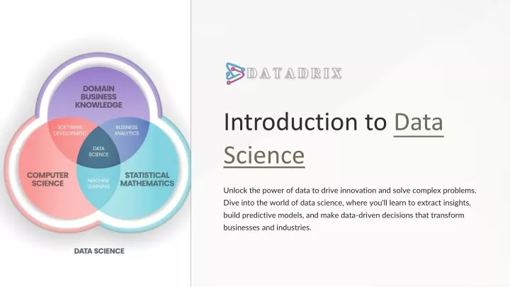 introduction to data science