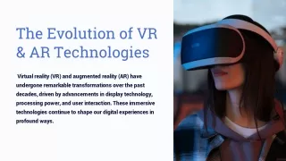 The Evolution of VR & AR Technologies