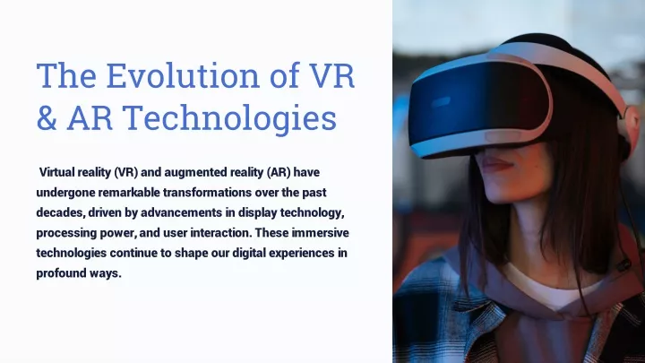 the evolution of vr ar technologies