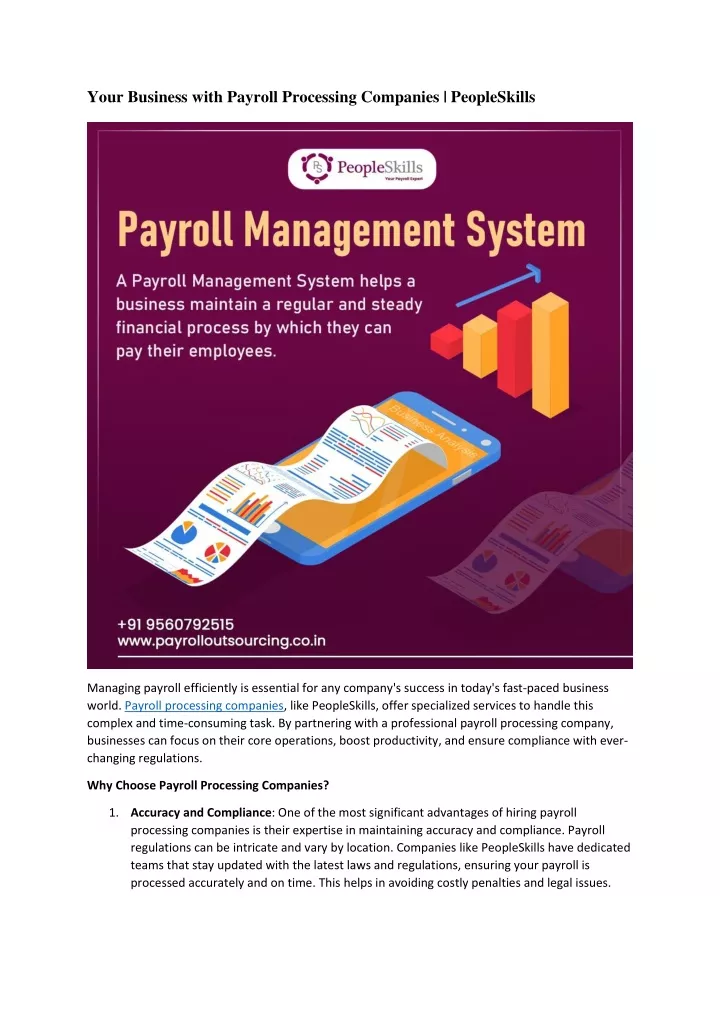 your business with payroll processing companies