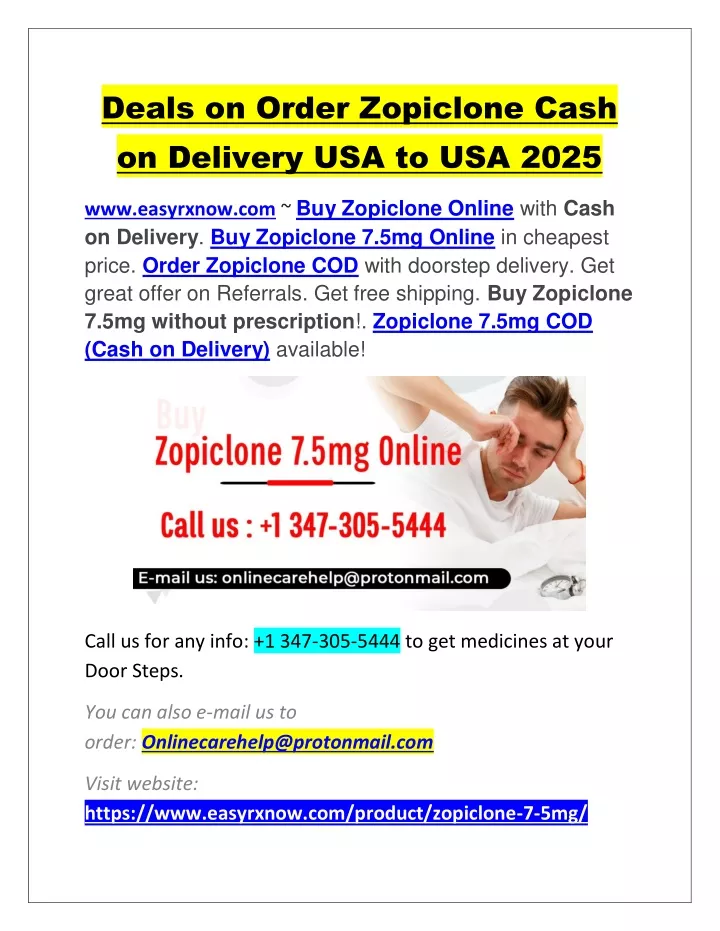 deals on order zopiclone cash on delivery