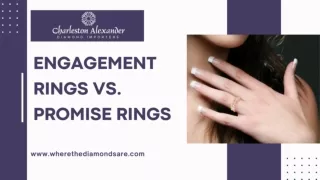 Engagement Rings vs. Promise Rings