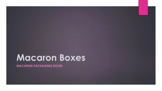 Macaron Boxes