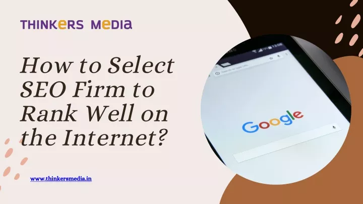 how to select seo firm to rank well