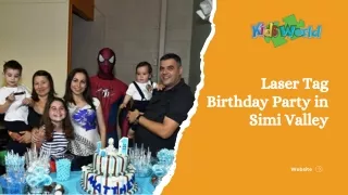 Laser Tag Birthday Party in Simi Valley with Kids World LA