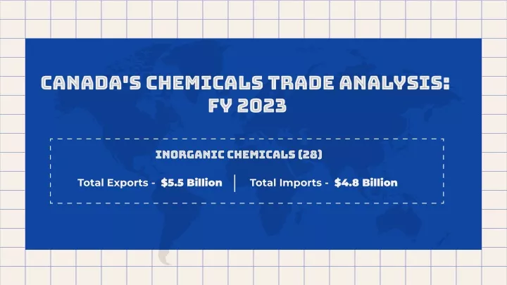 canada s chemicals trade analysis fy 2023