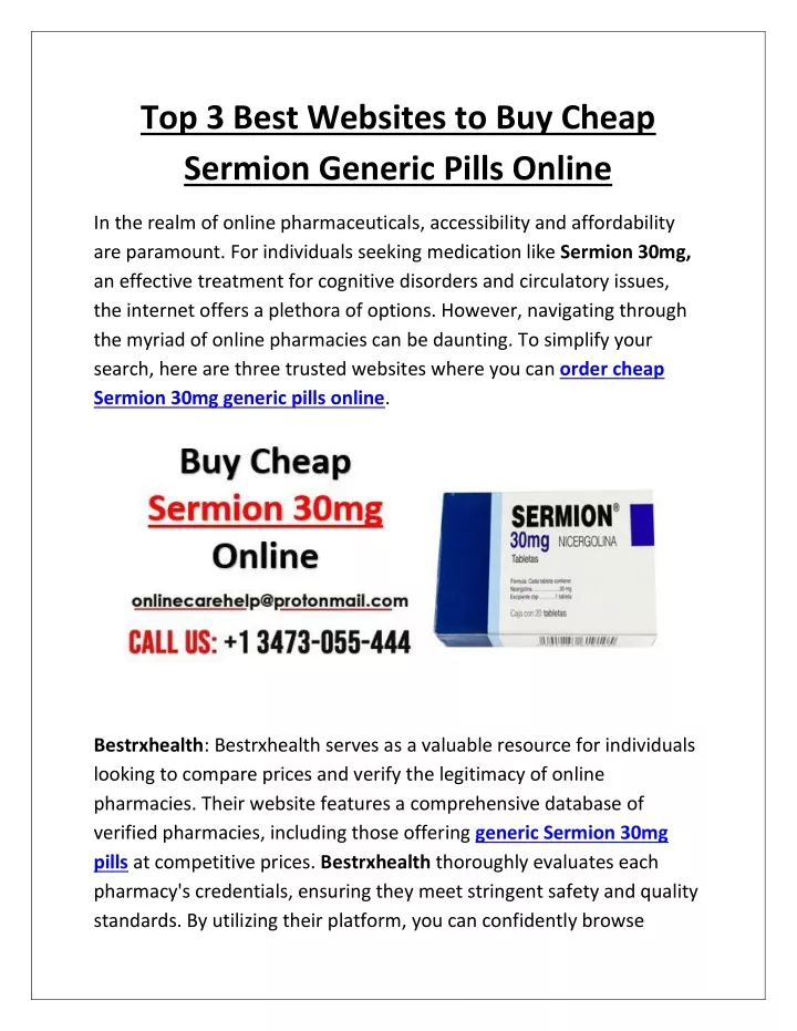 top 3 best websites to buy cheap sermion generic