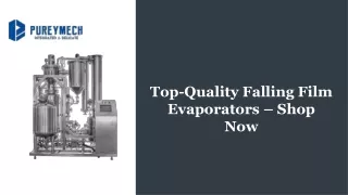 Top-Quality Falling Film Evaporators – Shop Now