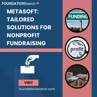 nonprofits search- Foundation search