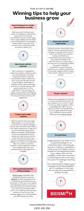 How to win a tender: Winning tips to help your business grow