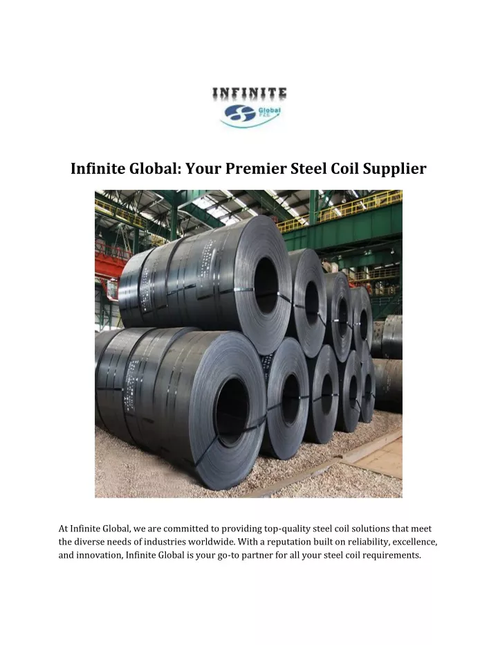 infinite global your premier steel coil supplier