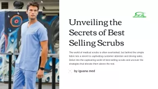 Unveiling the Secrets of Best Selling Scrubs