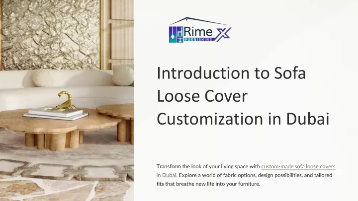 introduction to sofa loose cover customization