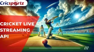 Cricket Live Streaming API