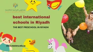 Best International Schools in Riyadh
