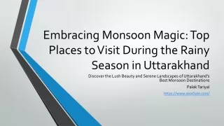 Embracing Monsoon Magic