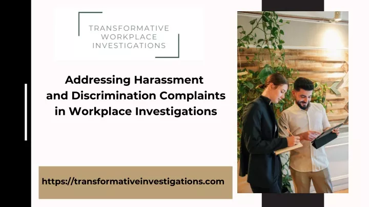 addressing harassment and discrimination