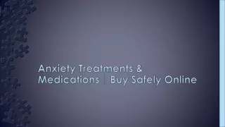 Anxiety Treatments & Medications⼁Buy Safely Online