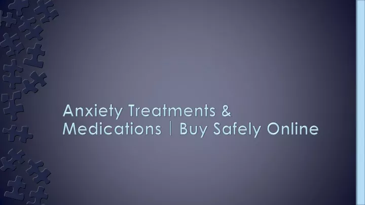 anxiety treatments medications buy safely online