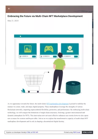 Understanding Multi-Chain NFT Marketplace Developmen