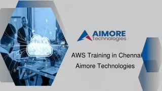 aws training in Chennai - Aimore Technologies