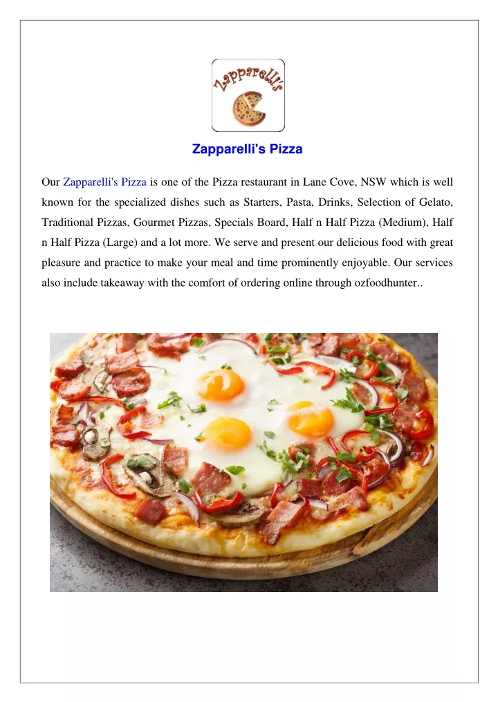 zapparelli s pizza