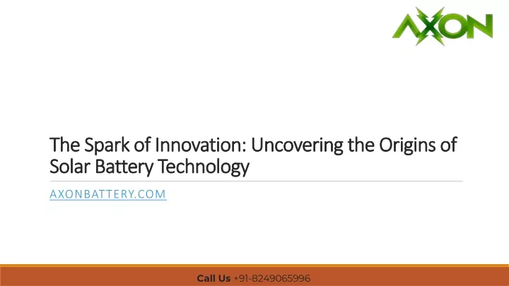 the spark of innovation uncovering the origins of solar battery technology