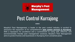 pest control kurrajong