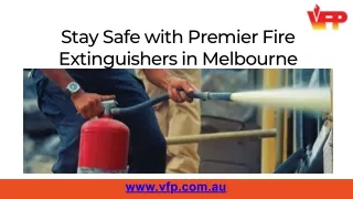 Stay Safe with Premier Fire Extinguishers in Melbourne