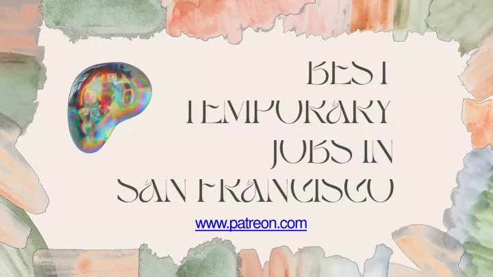 best temporary jobs in san francisco