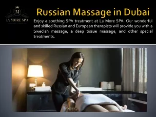 Russian Massage in Dubai