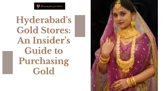 Gold Stores Hyderabad- Gold Shopping With Tips And Tricks
