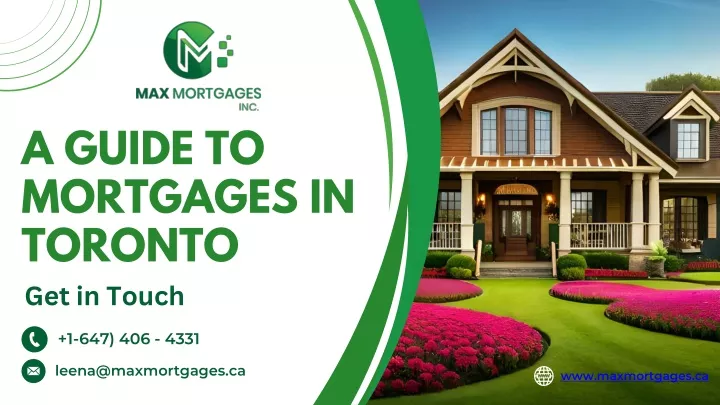 a guide to mortgages in toronto